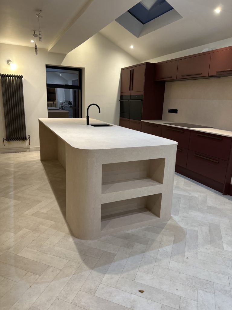 Custom kitchen installation with storage solutions in Norwich