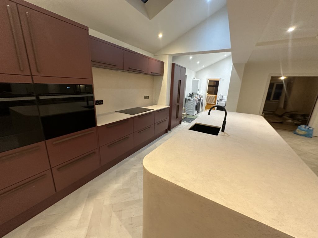 Bespoke kitchen renovation in Norwich with integrated appliances