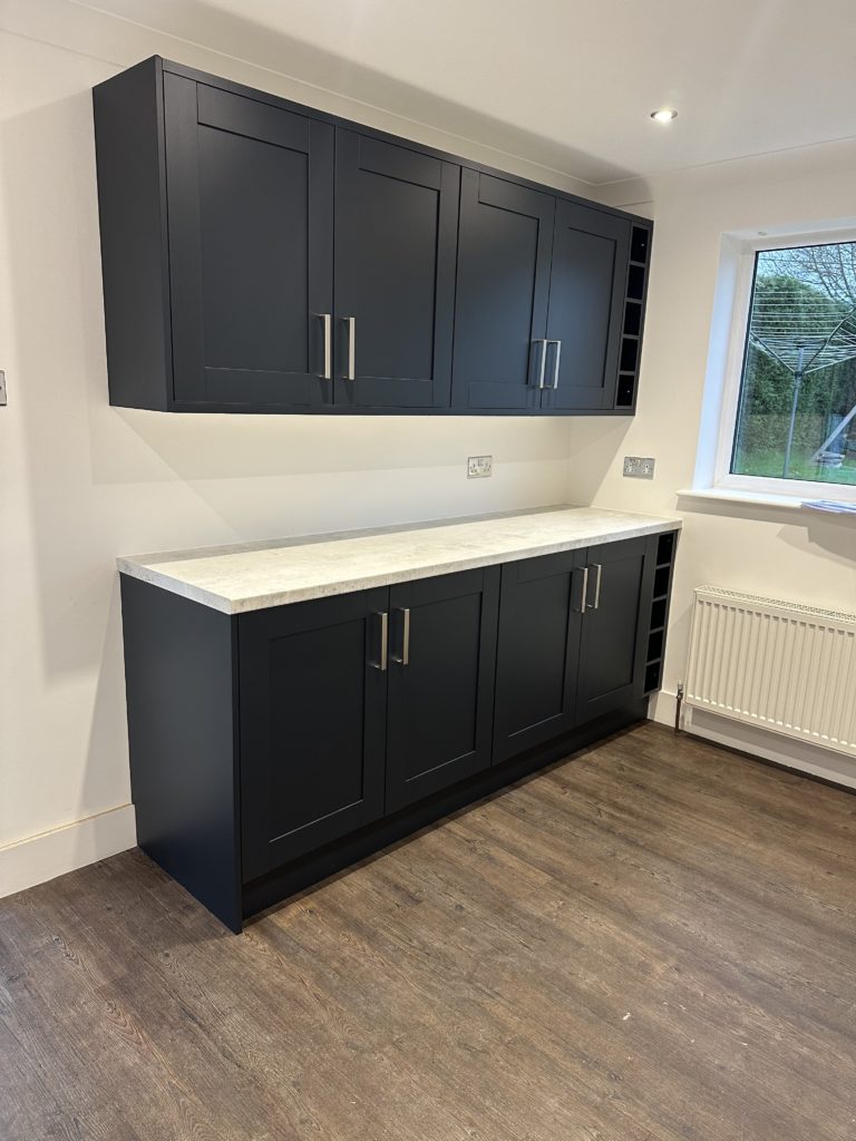 Custom utility installation with storage solutions in Norwich