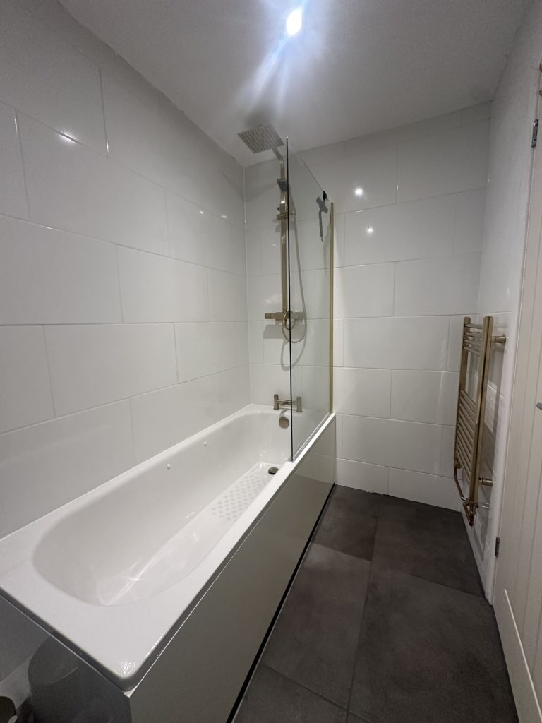 Modern bathroom installation in Norwich by JC Kitchens & Bathrooms